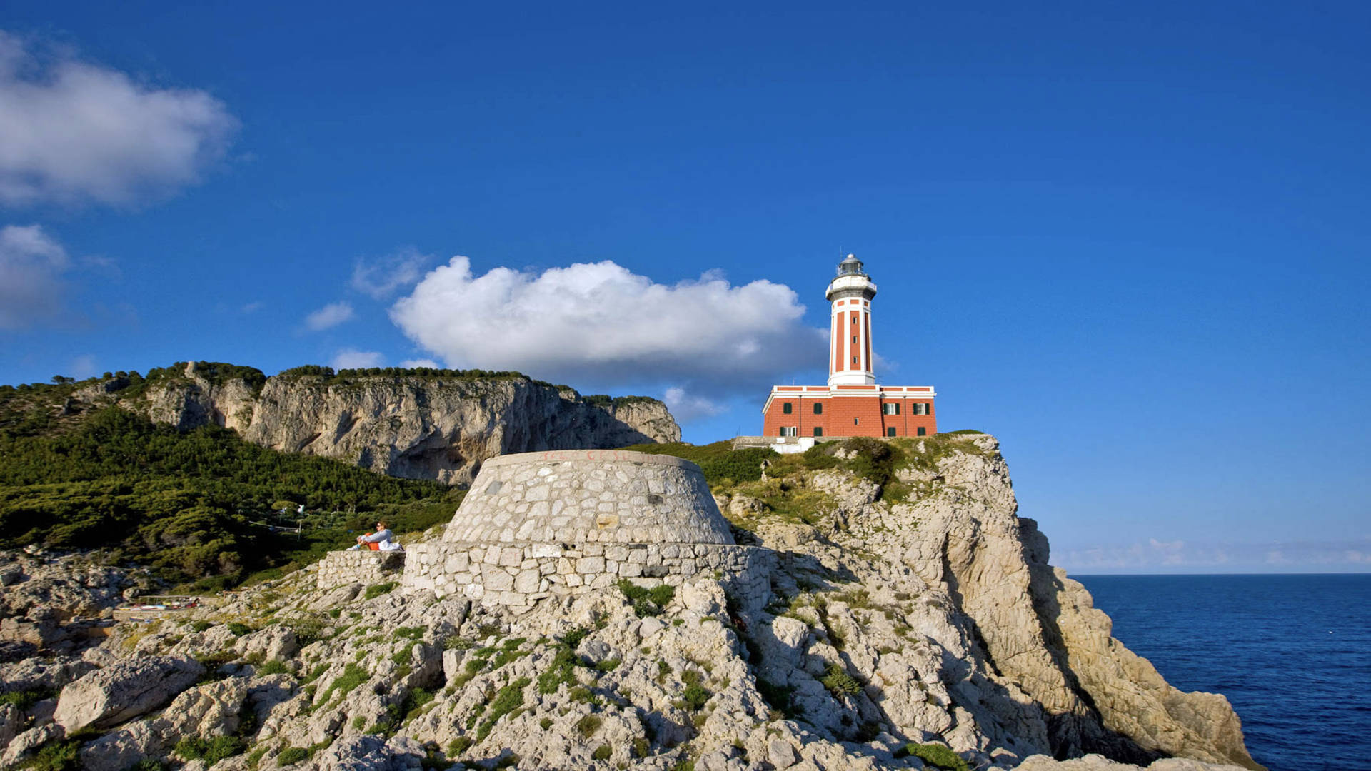 Lighthouse view from Jumeirah Capri Palace