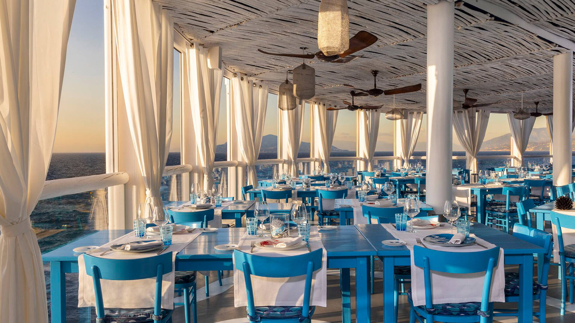 Beach club Il Riccio at Capri Palace Jumeirah