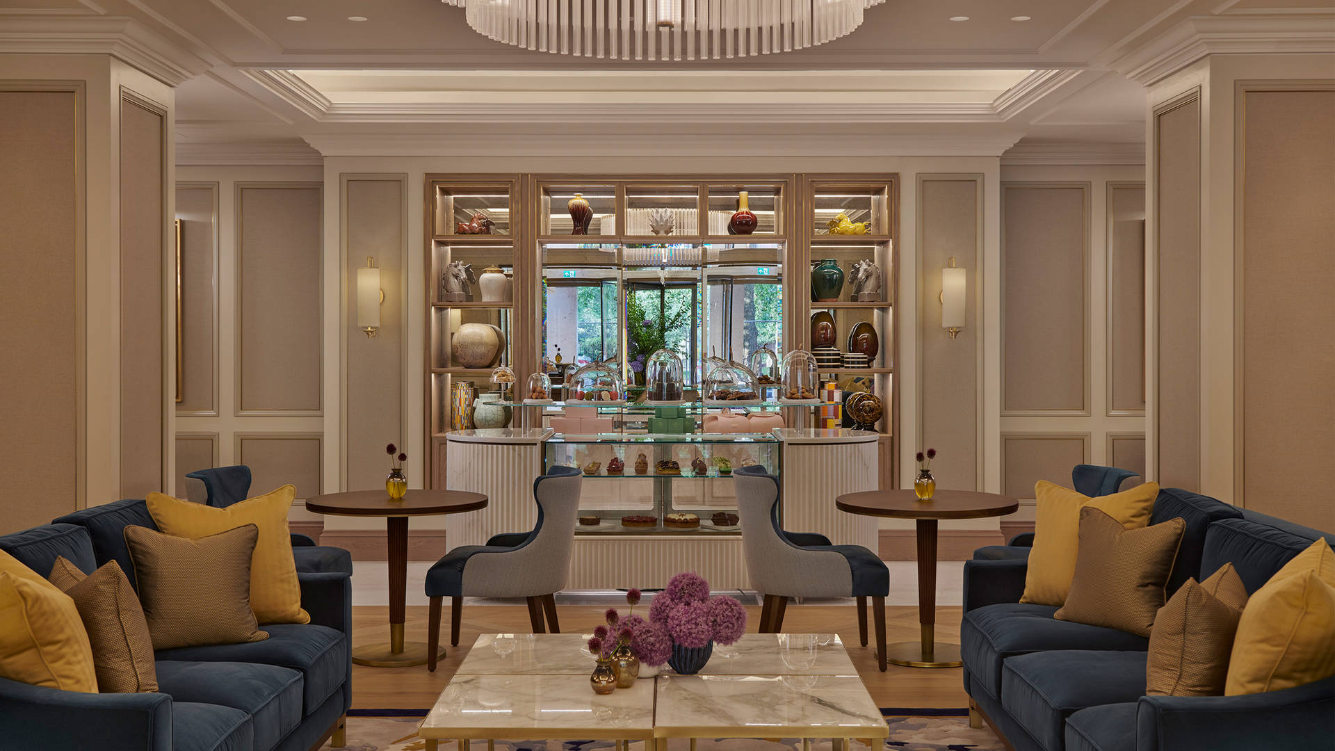 Image of the Chinoiserie Tea Room at The Carlton Tower Jumeirah